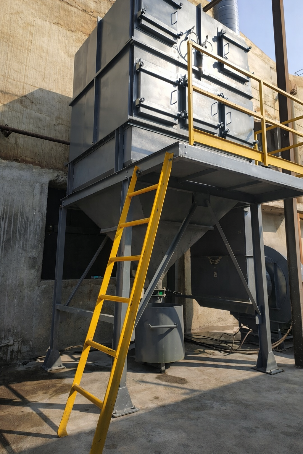 Wet Scrubber Air Pollution Control System Installation